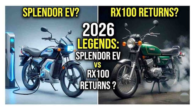 2 Legends Returning in 2026? The Real Truth About Hero Splendor EV and Yamaha RX100